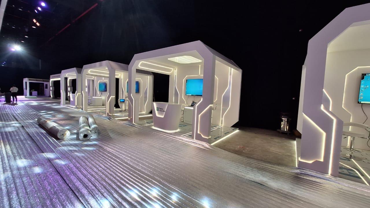 Corporate event stage
